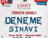 LİMİT YAYINLARI TÜRKİYE GENELİ DENEME SINAVI