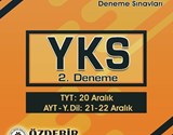 ÖZDEBİR YAYINLARI TÜRKİYE GENELİ DENEME SINAVI